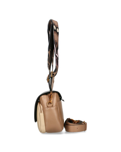 Small bag with interchangeable flaps