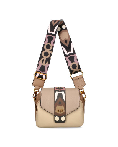 Small bag with interchangeable flaps