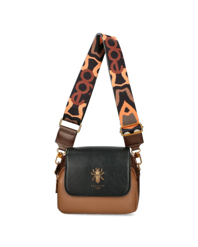 Small bag with interchangeable flaps