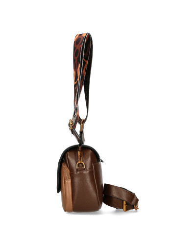 Small bag with interchangeable flaps