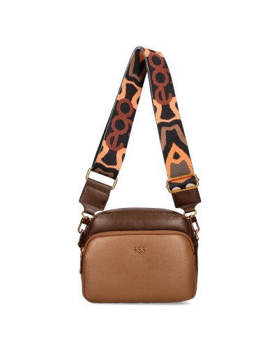 Small bag with interchangeable flaps