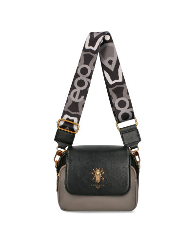 Small bag with interchangeable flaps