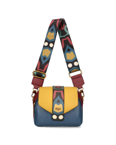 Small bag with interchangeable flaps