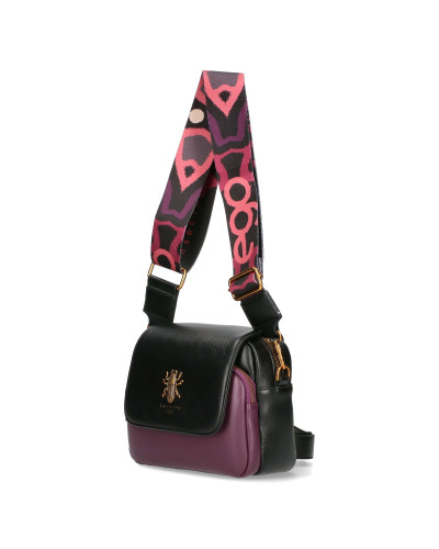 Small bag with interchangeable flaps