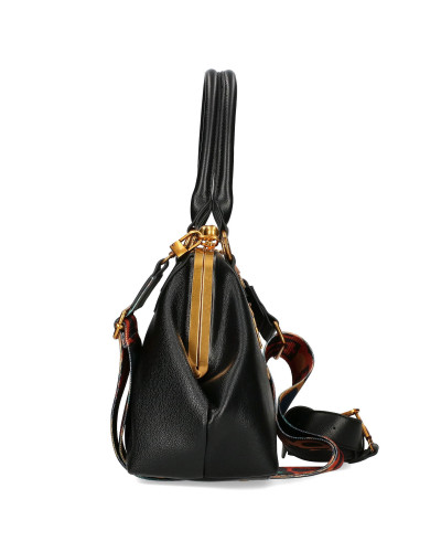 Double-sided bag with a detachable butterfly