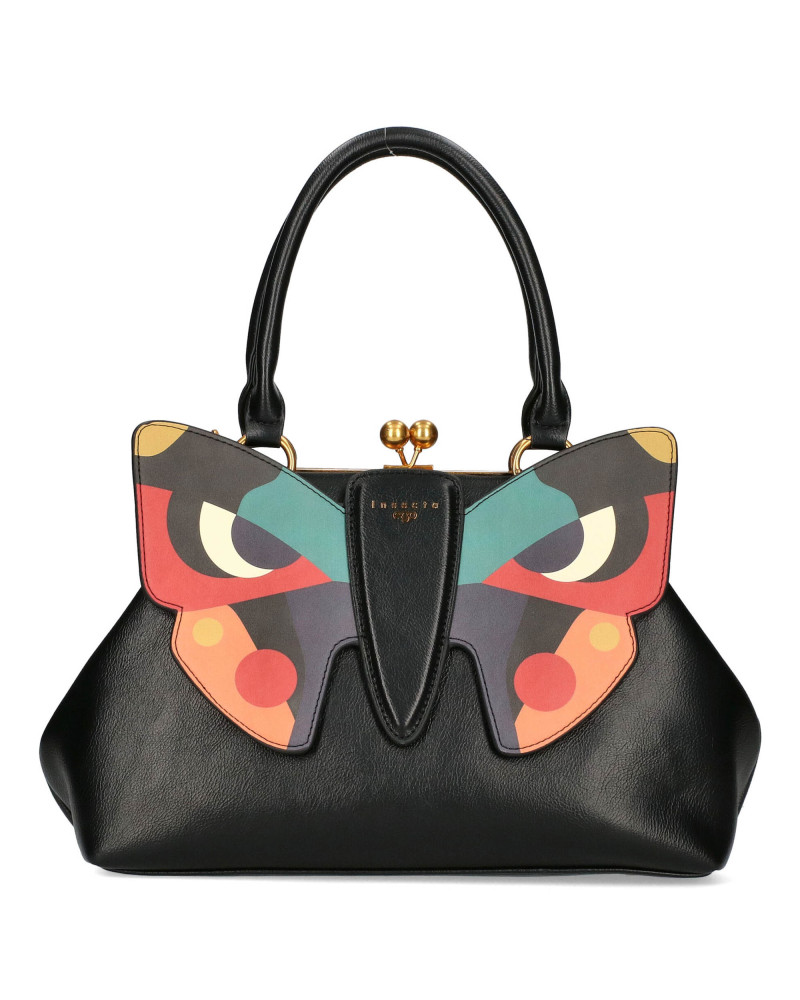 Double-sided bag with a detachable butterfly