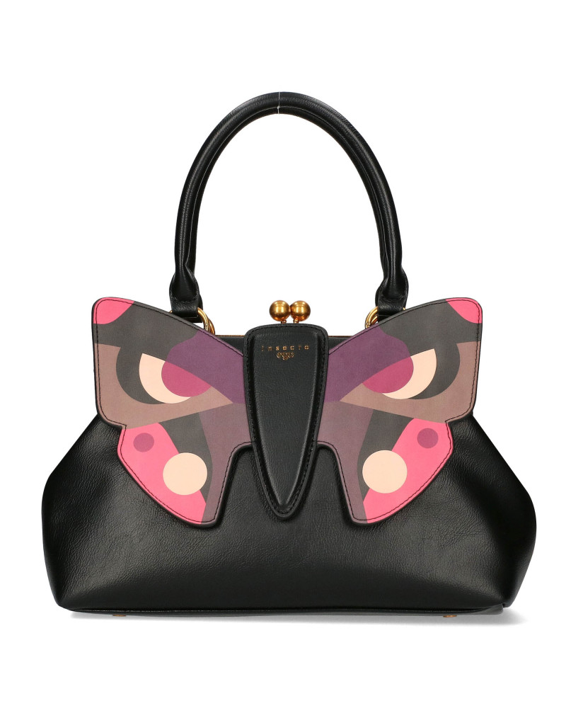 Double-sided bag with a detachable butterfly