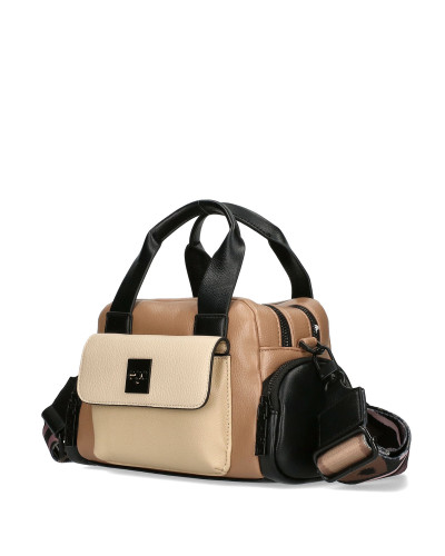 Double-sided bag with a detachable butterfly