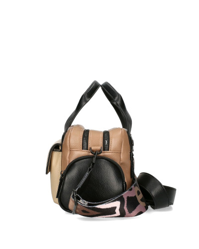 Double-sided bag with a detachable butterfly