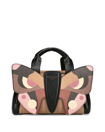 Double-sided bag with a detachable butterfly