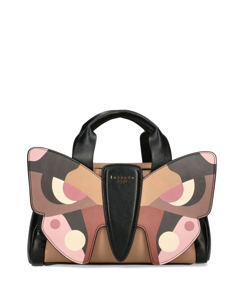 Double-sided bag with a detachable butterfly