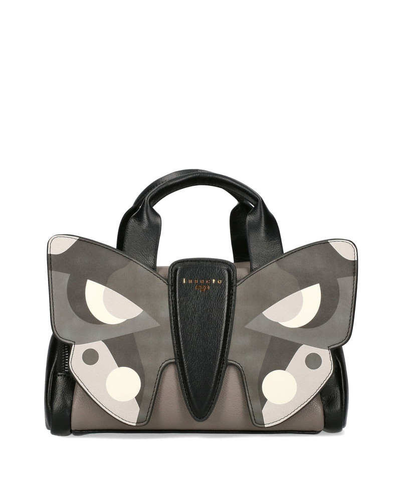 Double-sided bag with a detachable butterfly