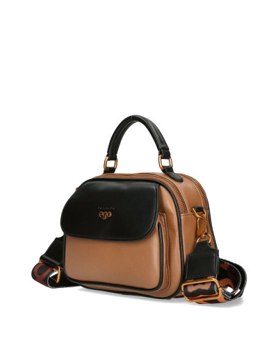 Mała torebka damska dwukomorowa