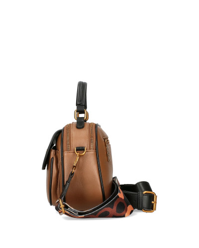 Mała torebka damska dwukomorowa