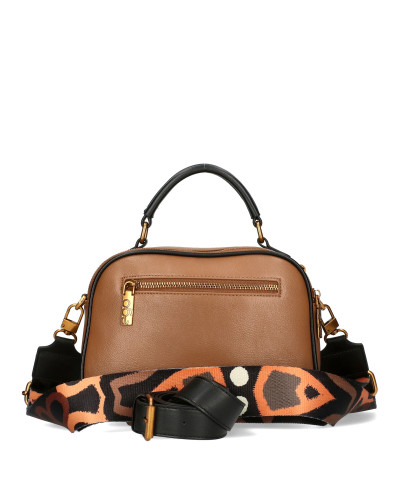 Mała torebka damska dwukomorowa