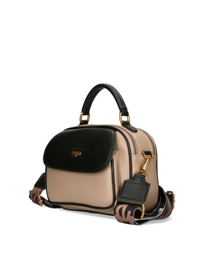 Mała torebka damska dwukomorowa