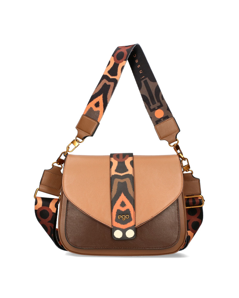 Messenger bag with two interchangeable flaps