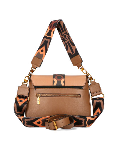 Torebka listonoszka z dwoma wymiennymi klapkami