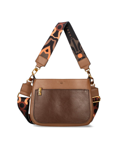 Messenger bag with two interchangeable flaps