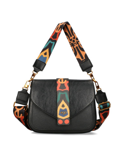 Messenger bag with two interchangeable flaps