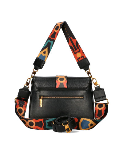 Torebka listonoszka z dwoma wymiennymi klapkami