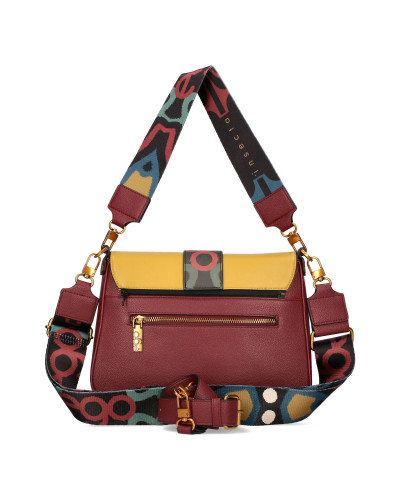 Messenger bag with two interchangeable flaps