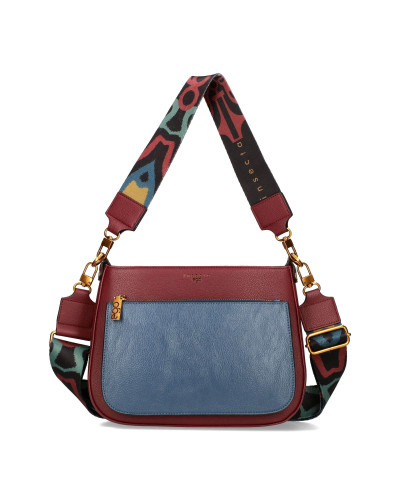 Messenger bag with two interchangeable flaps