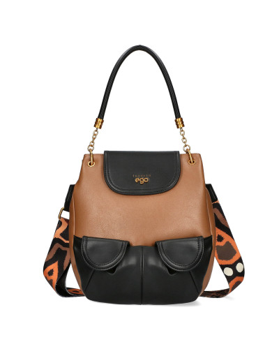 Torebko - plecak z kieszeniami na przodzie