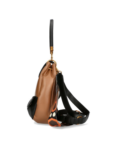 Torebko - plecak z kieszeniami na przodzie