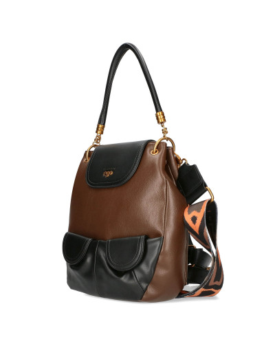 Torebko - plecak z kieszeniami na przodzie