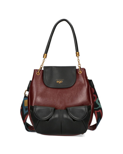 Torebko - plecak z kieszeniami na przodzie