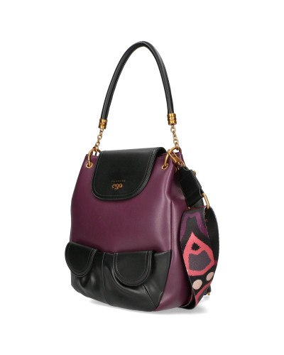 Torebko - plecak z kieszeniami na przodzie