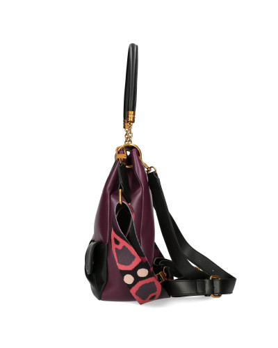 Torebko - plecak z kieszeniami na przodzie