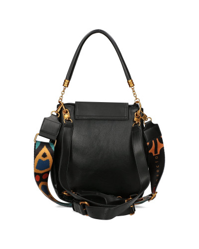 Bag-backpack with pockets on the front