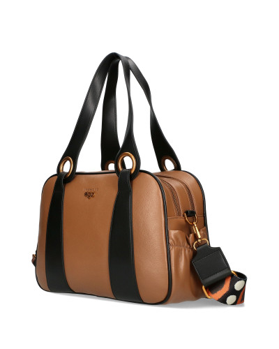 Torebka kuferek dwukomorowa