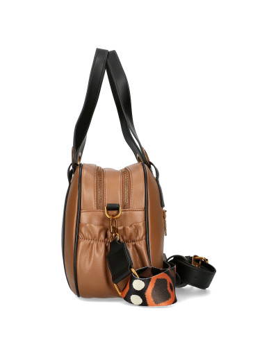 Torebka kuferek dwukomorowa