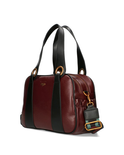 Torebka kuferek dwukomorowa