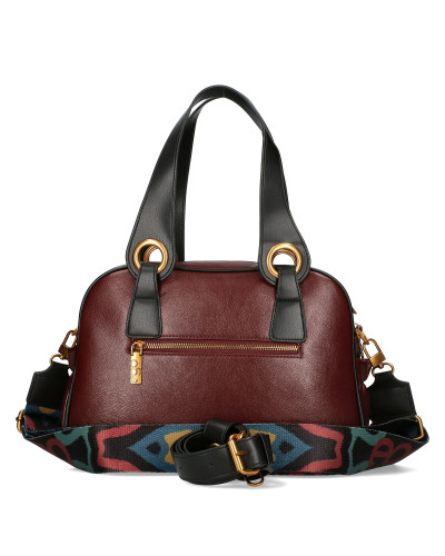 Torebka kuferek dwukomorowa