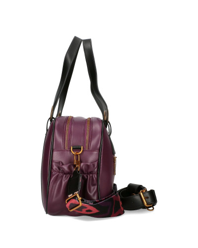 Torebka kuferek dwukomorowa