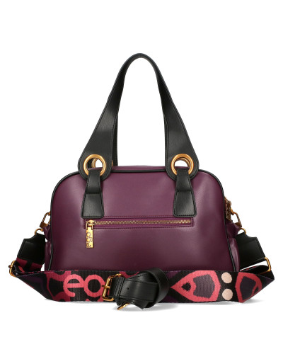 Torebka kuferek dwukomorowa