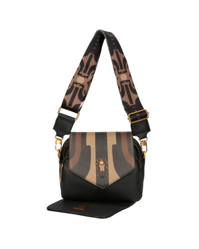 Torebka z wymiennymi klapkami