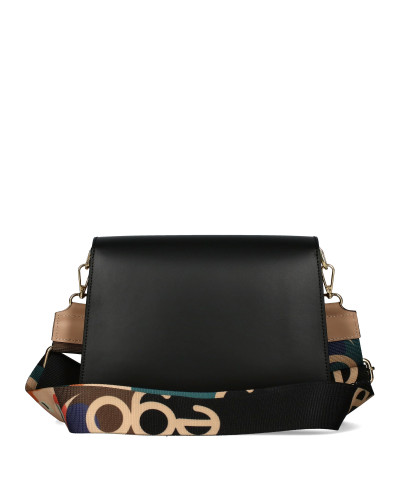Geometric flap bag