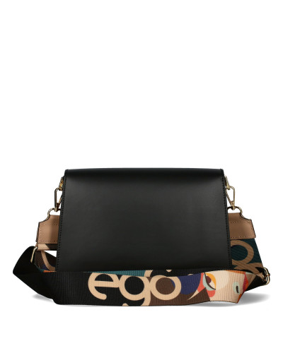 Geometryczna torebka z klapką