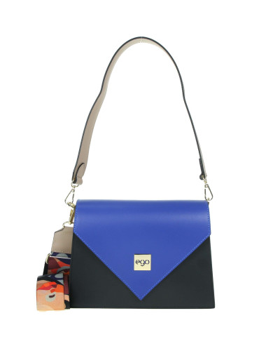 Geometric flap bag