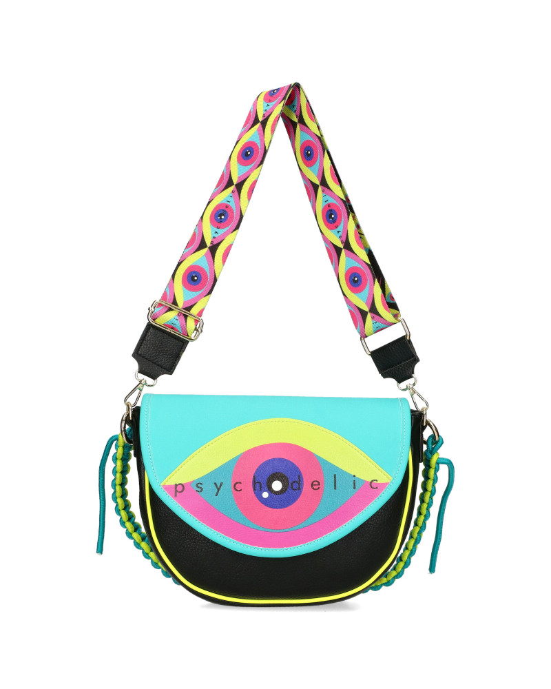 Eye bag with interchangeable flaps