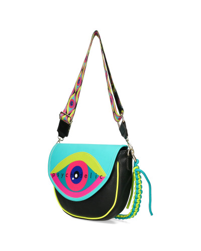 Eye bag with interchangeable flaps