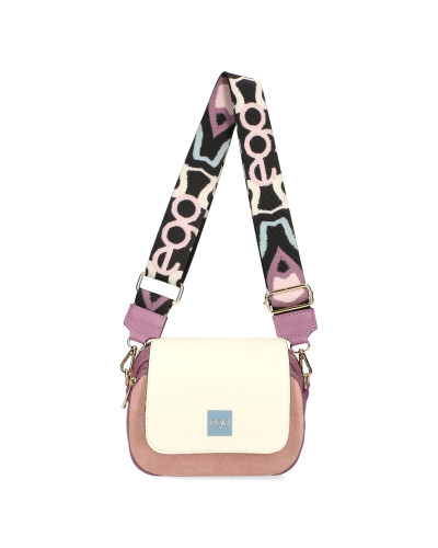 交換可能なフラップ付きバッグ