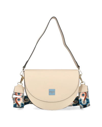 Three-Strap Crescent Bag