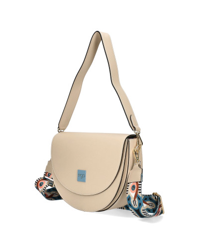 Three-Strap Crescent Bag