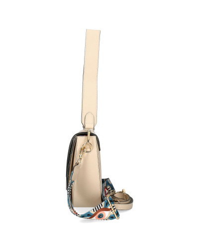 Three-Strap Crescent Bag